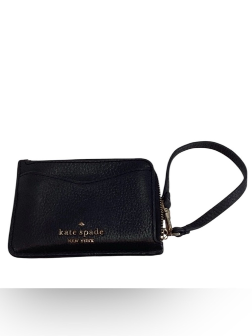 🍄 Kate Spade Black Leather Wristlet